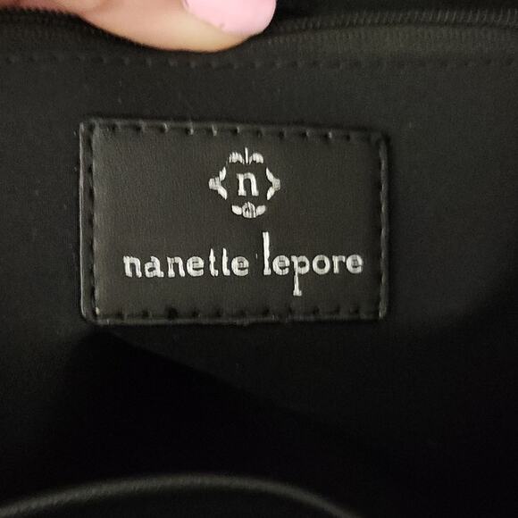 Nanette Lepore purse hand bag crossbody plaid pink - Picture 2 of 7